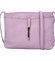 Dámská kožená crossbody kabelka světle fialová - ItalY Eneta
