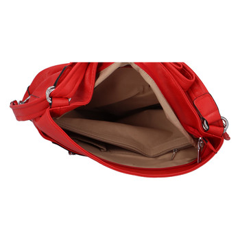 Dámská kabelka batoh červená - Romina Zilla