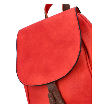 Dámský městský batoh červený - Paolo Bags Doseph