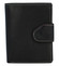 Pánská matná kožená peněženka černá - Tomas 75VO