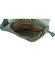 Dámský kožený batůžek kabelka mentolově zelený - ItalY Francesco
