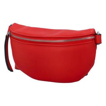 Dámská crossbody ledvinka červená - Paolo Bags Stanley