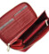 Dámská kožená pouzdrová peněženka červená - Gregorio Mallvina