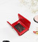 Malá dámská peněženka kožená lakovaná červená - Rovicky 55287 RS