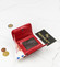 Malá dámská peněženka kožená lakovaná červená - Rovicky 55287 RS