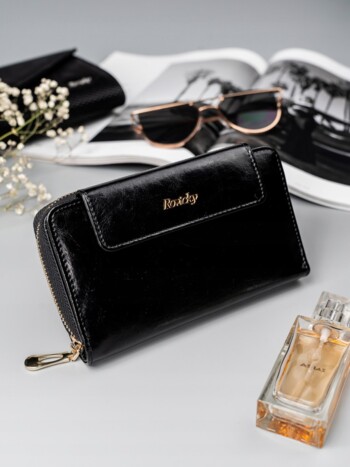 Dámská kožená peněženka černá - Rovicky Loraine