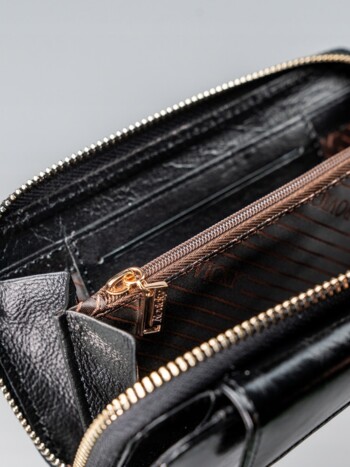 Dámská kožená peněženka černá - Rovicky Loraine