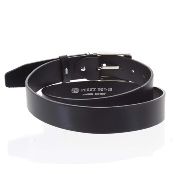 Pánský kožený opasek černý - Penny Belts Raffa 115