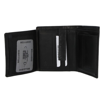 Pánská kožená peněženka černá - Bellugio Taber