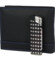 Pánská kožená peněženka černo/modrá - Bellugio Armen