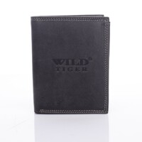 Pánská kožená peněženka černá - Wild Piotr