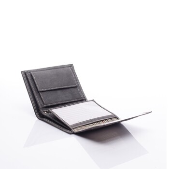 Pánská kožená peněženka černá - Wild Piotr