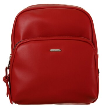 Dámský městský batůžek červený - David Jones Rein