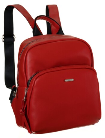 Dámský městský batůžek červený - David Jones Rein