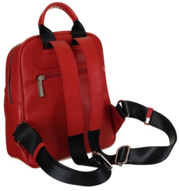 Dámský městský batůžek červený - David Jones Rein