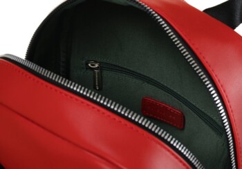 Dámský městský batůžek červený - David Jones Rein