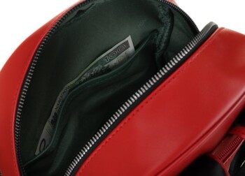 Dámský městský batůžek červený - David Jones Rein