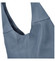 Dámská kožená kabelka přes rameno modrá - ItalY SkyFull