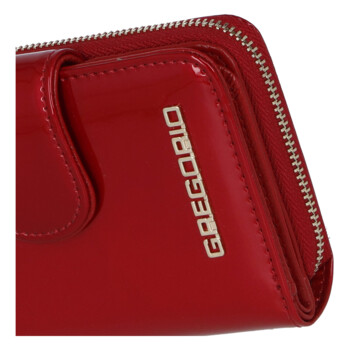 Dámská kožená peněženka červená - Gregorio Maddison