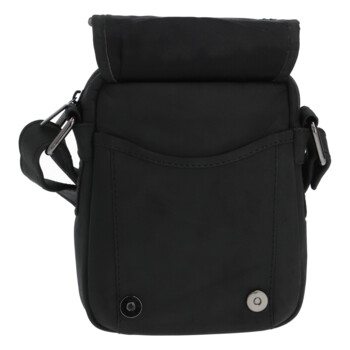 Pánská kožená crossbody taška černá - Bellugio Narell