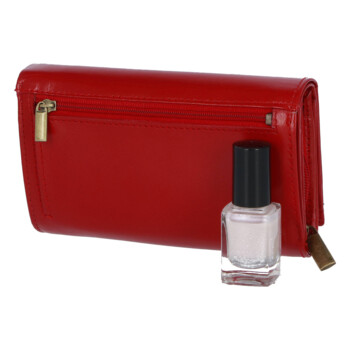 Dámská kožená peněženka červená - Bellugio Romi