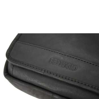 Pánská kožená crossbody taška hnědá - Bellugio Dagomal