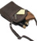 Pánská kožená crossbody taška hnědá - Bellugio Dagomal