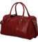 Cestovní kožená taška červená - Delami Vera Pelle Equado