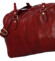 Cestovní kožená taška červená - Delami Vera Pelle Equado