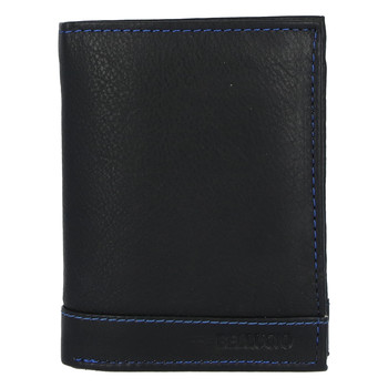 Pánská kožená peněženka černá - Bellugio Densil 2
