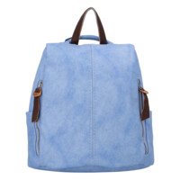 Dámský kabelko/batoh džínově modrý - Paolo bags Antonio