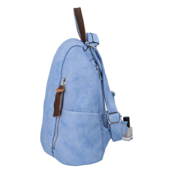 Dámský kabelko/batoh džínově modrý - Paolo bags Antonio