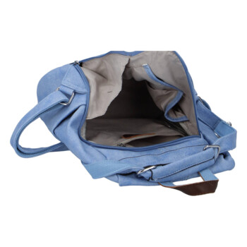 Dámský kabelko/batoh džínově modrý - Paolo bags Antonio