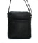 Pánská kožená crossbody taška černá - Bellugio Hayes