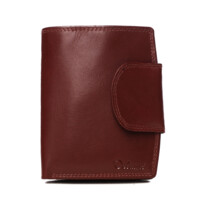 Pánská kožená peněženka vínová - Delami Biser