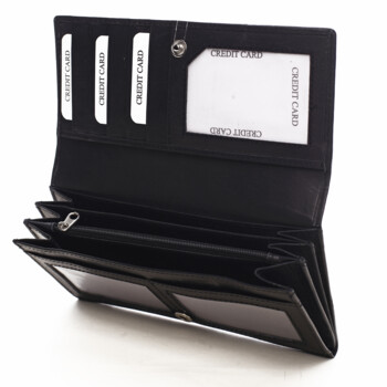 Dámská kožená peněženka černá - Diviley Jamin