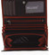 Dámská kožená peněženka černo červená - Bellugio Sofia New