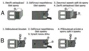 Pánský kožený opasek oblekový černý - PB Reph 115