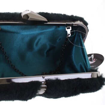 Dámské psaníčko tmavě zelené - Delami Aina