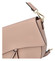 Dámská luxusní kožená kabelka růžová - ItalY Mephia