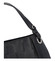Dámská kožená kabelka přes rameno černá - ItalY Demeris