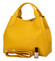 Dámská kožená kabelka žlutá - ItalY Keriska
