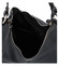 Dámská kožená kabelka přes rameno černá - ItalY Broskiv