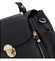 Dámská kožená kabelka do ruky černá - ItalY Bonna