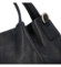 Dámská kožená kabelka do ruky černá - Delami Marilyn