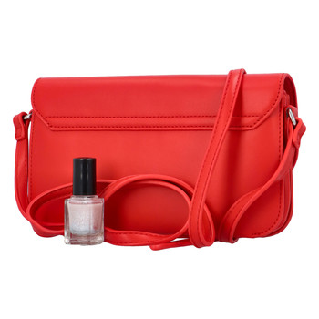 Malá dámská crossbody kabelka červená - David Jones Brianna