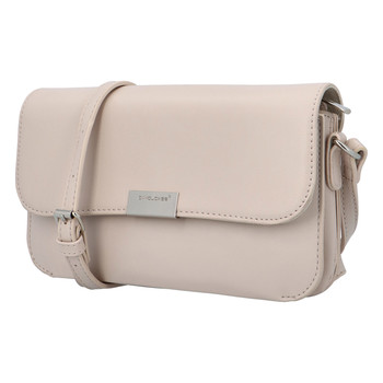 Malá dámská crossbody kabelka béžová - David Jones Brianna