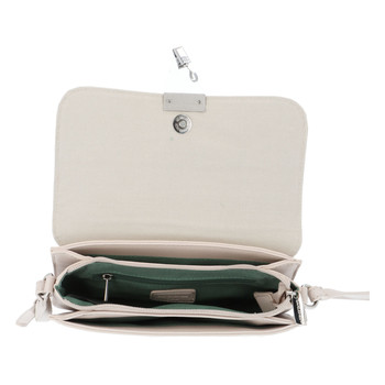 Malá dámská crossbody kabelka béžová - David Jones Brianna