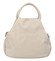Dámská kožená kabelka do ruky béžová - ItalY Besnas