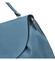 Dámská kožená kabelka do ruky bledě modrá - ItalY Patricia